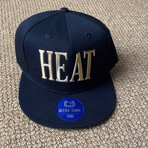 Ultra Game NBA HEAT Rhythem National baseball cap hat NWT